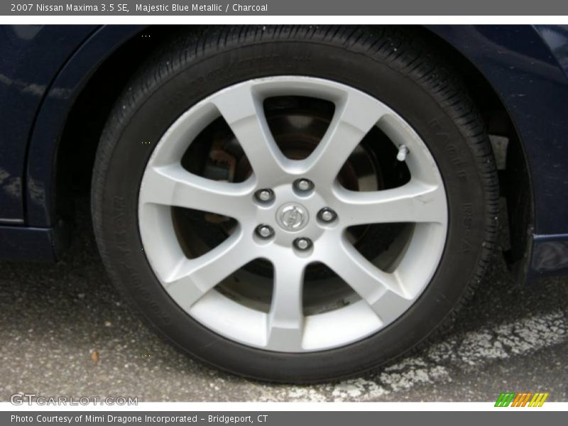 Majestic Blue Metallic / Charcoal 2007 Nissan Maxima 3.5 SE