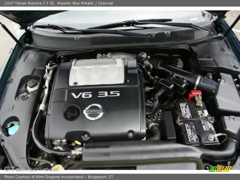 Majestic Blue Metallic / Charcoal 2007 Nissan Maxima 3.5 SE