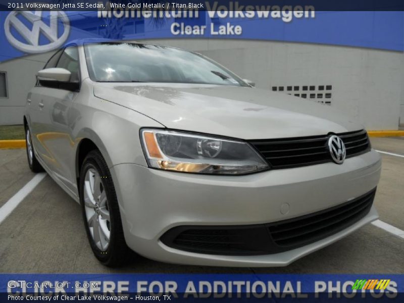 White Gold Metallic / Titan Black 2011 Volkswagen Jetta SE Sedan