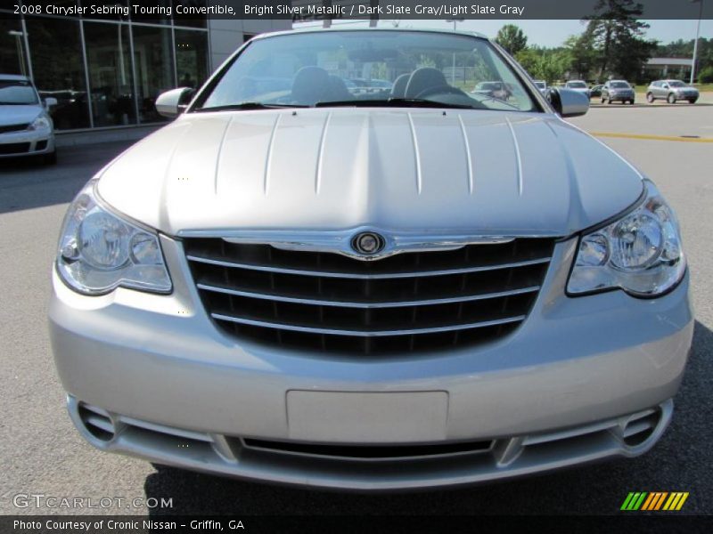 Bright Silver Metallic / Dark Slate Gray/Light Slate Gray 2008 Chrysler Sebring Touring Convertible