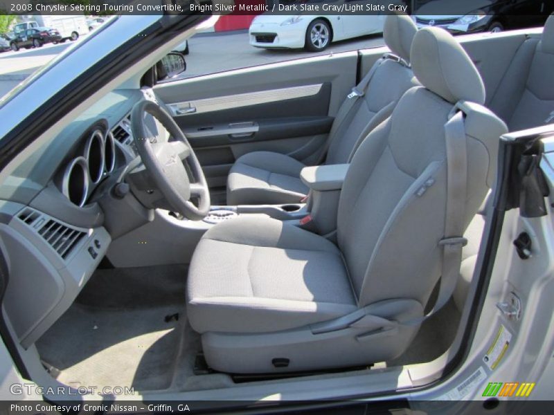  2008 Sebring Touring Convertible Dark Slate Gray/Light Slate Gray Interior