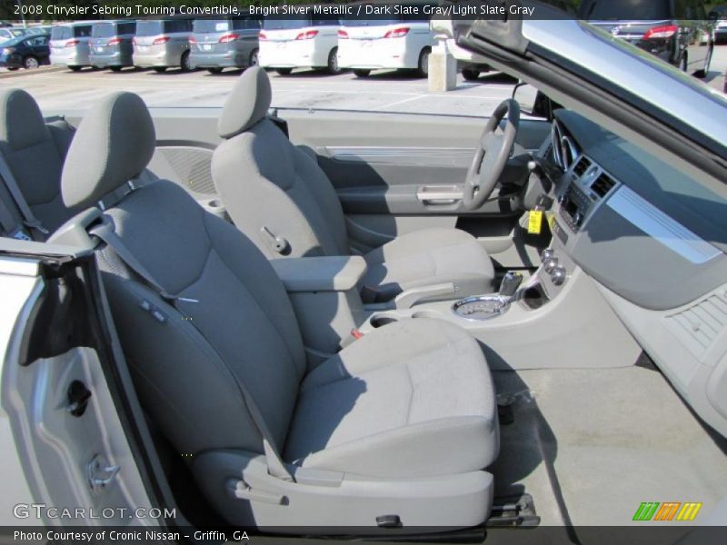  2008 Sebring Touring Convertible Dark Slate Gray/Light Slate Gray Interior