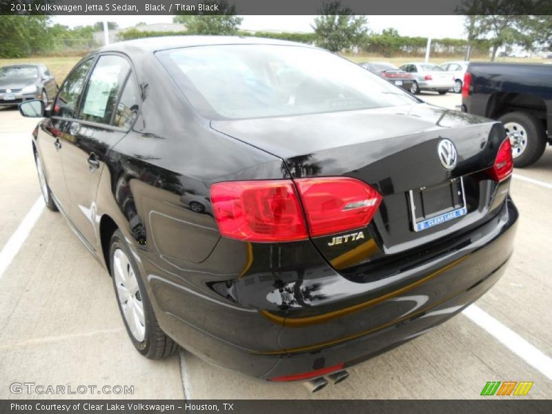 Black / Titan Black 2011 Volkswagen Jetta S Sedan