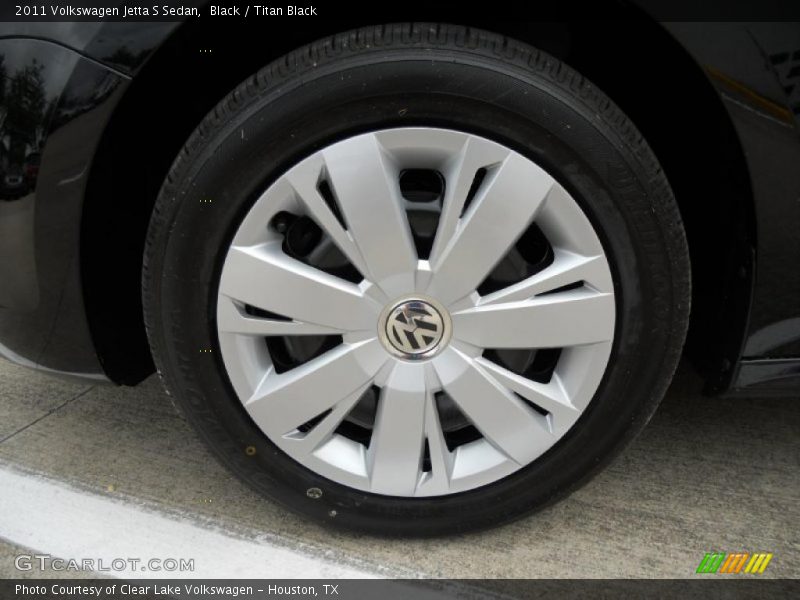 Black / Titan Black 2011 Volkswagen Jetta S Sedan