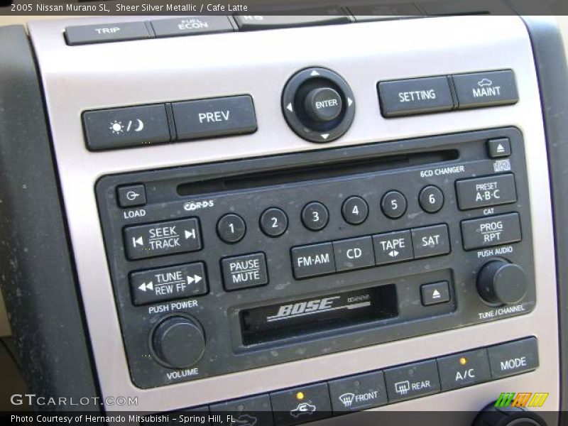 Sheer Silver Metallic / Cafe Latte 2005 Nissan Murano SL