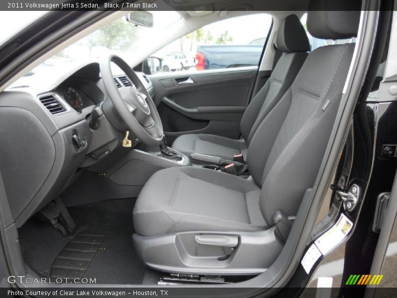 Black / Titan Black 2011 Volkswagen Jetta S Sedan