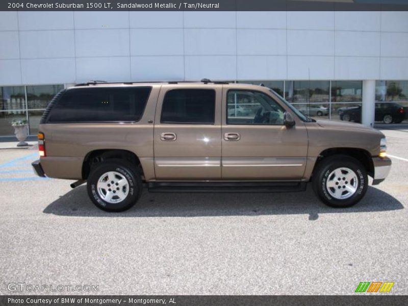 Sandalwood Metallic / Tan/Neutral 2004 Chevrolet Suburban 1500 LT