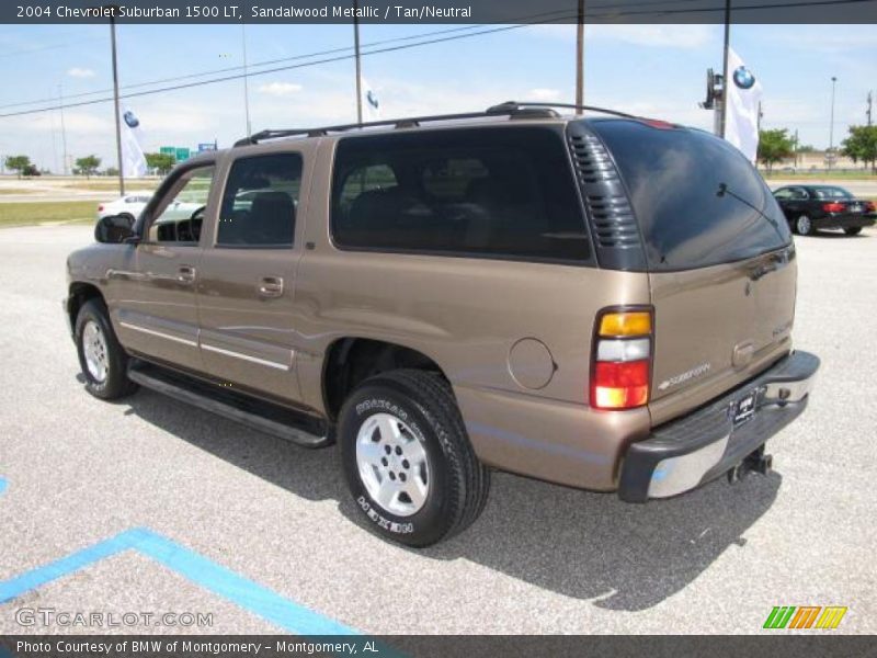 Sandalwood Metallic / Tan/Neutral 2004 Chevrolet Suburban 1500 LT