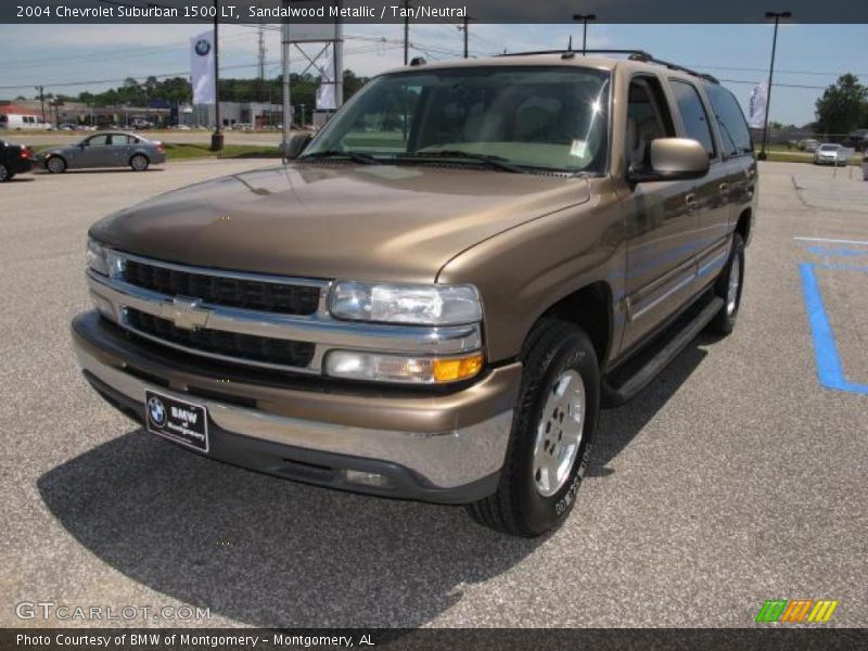 Sandalwood Metallic / Tan/Neutral 2004 Chevrolet Suburban 1500 LT