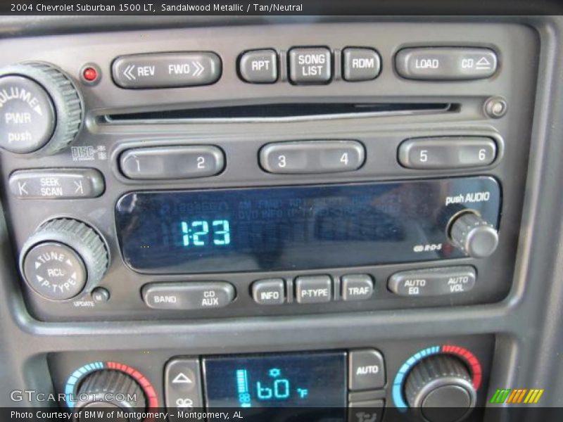 Controls of 2004 Suburban 1500 LT