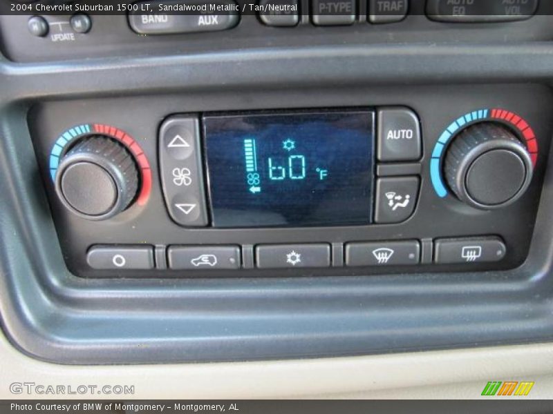 Controls of 2004 Suburban 1500 LT