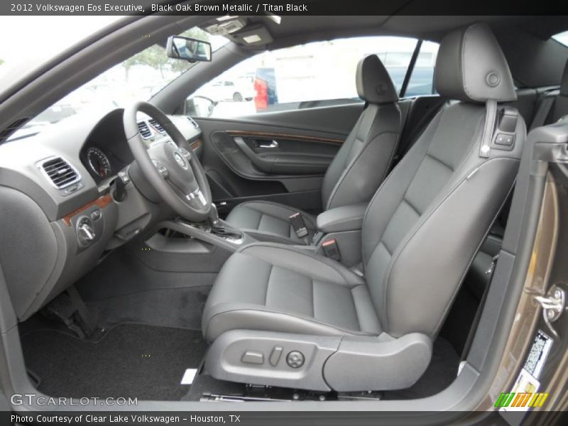  2012 Eos Executive Titan Black Interior