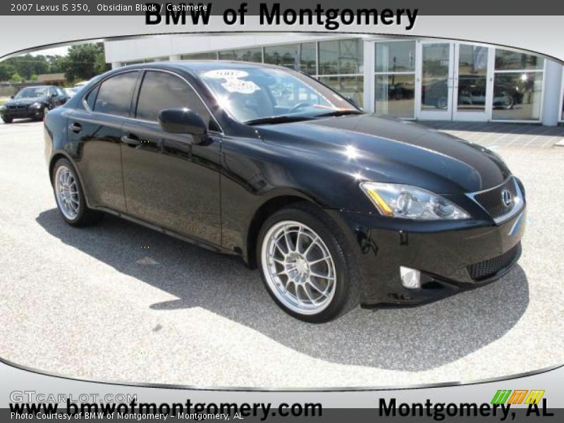 Obsidian Black / Cashmere 2007 Lexus IS 350
