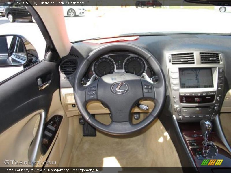 Obsidian Black / Cashmere 2007 Lexus IS 350
