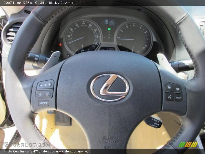 Controls of 2007 IS 350