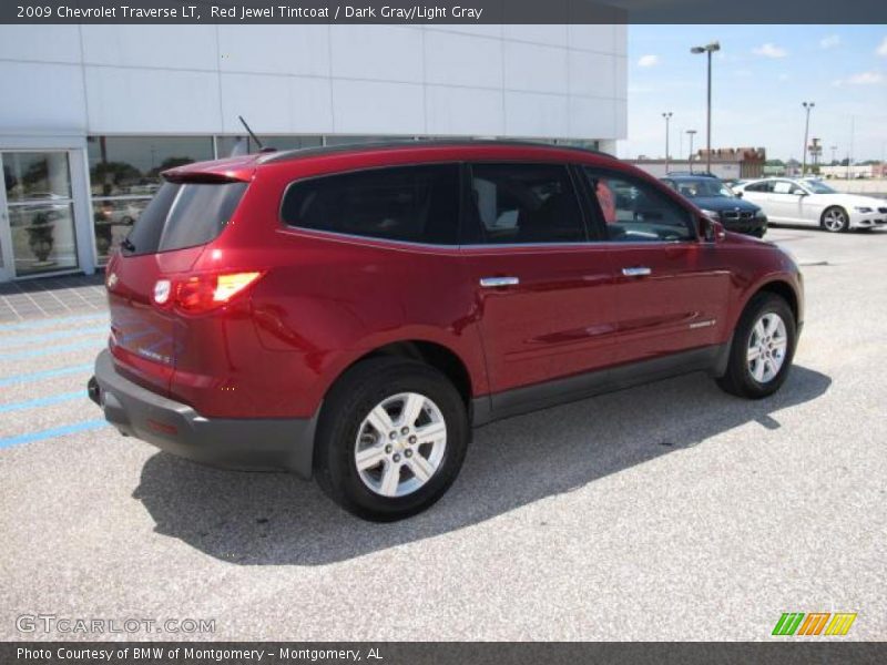 Red Jewel Tintcoat / Dark Gray/Light Gray 2009 Chevrolet Traverse LT