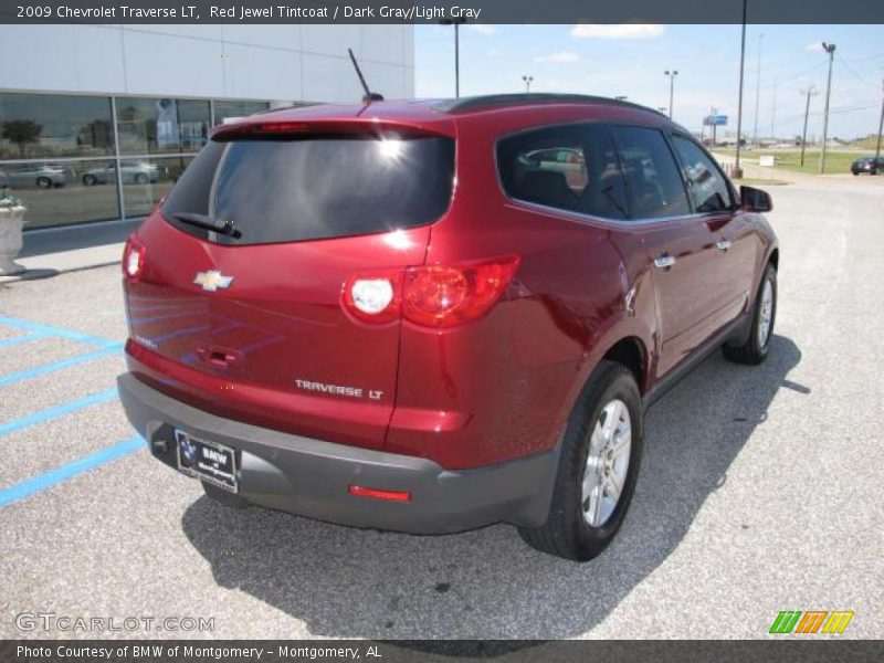 Red Jewel Tintcoat / Dark Gray/Light Gray 2009 Chevrolet Traverse LT