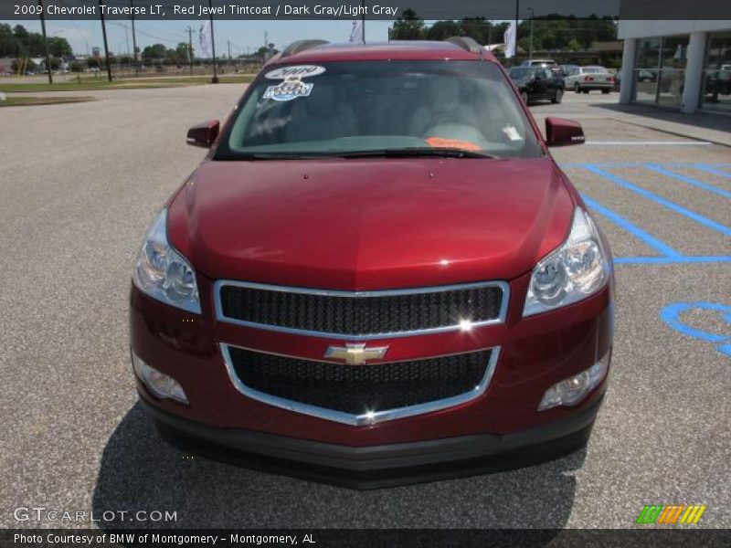 Red Jewel Tintcoat / Dark Gray/Light Gray 2009 Chevrolet Traverse LT