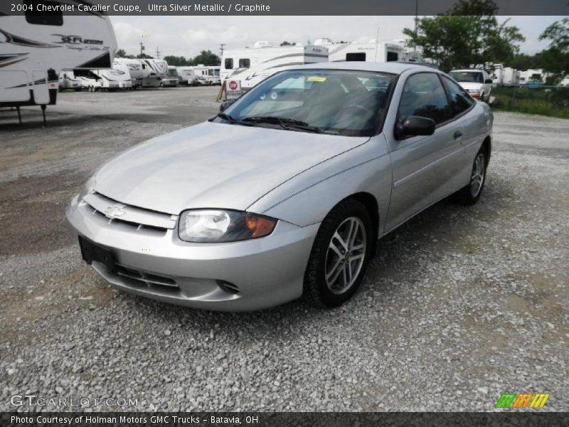 Ultra Silver Metallic / Graphite 2004 Chevrolet Cavalier Coupe