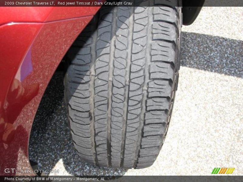 Red Jewel Tintcoat / Dark Gray/Light Gray 2009 Chevrolet Traverse LT
