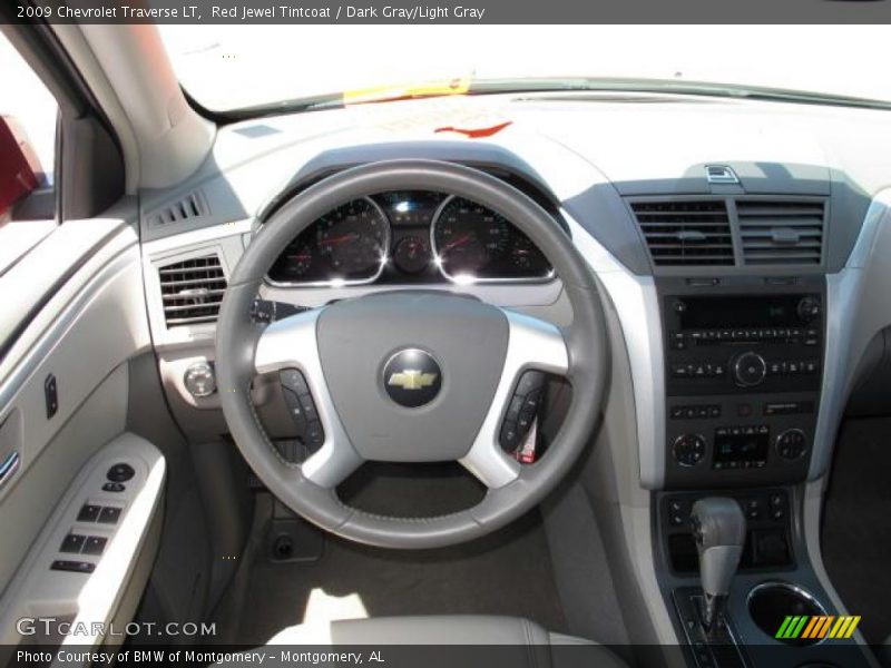 Red Jewel Tintcoat / Dark Gray/Light Gray 2009 Chevrolet Traverse LT