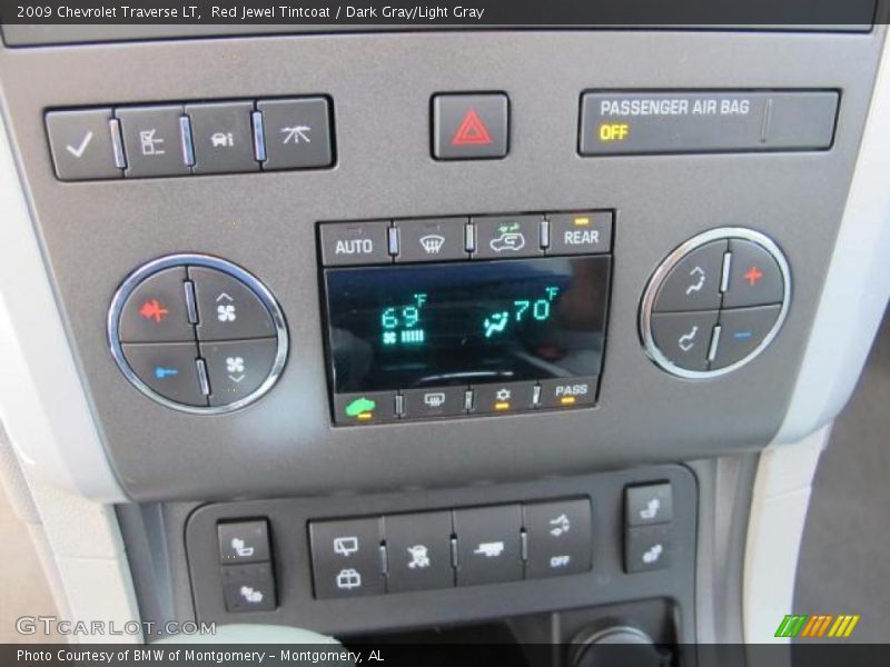 Red Jewel Tintcoat / Dark Gray/Light Gray 2009 Chevrolet Traverse LT