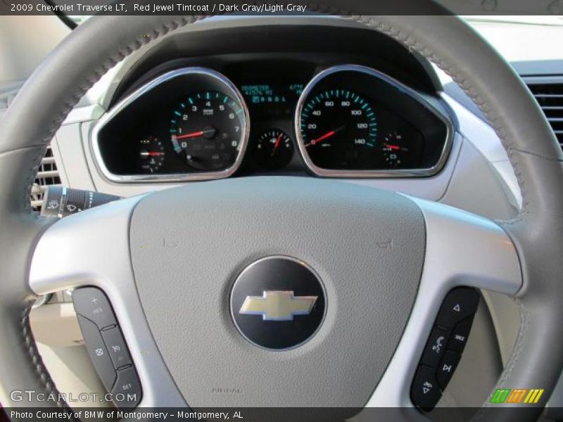 Red Jewel Tintcoat / Dark Gray/Light Gray 2009 Chevrolet Traverse LT