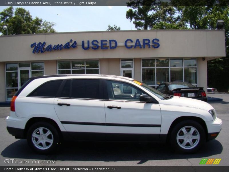 Stone White / Light Taupe 2005 Chrysler Pacifica AWD
