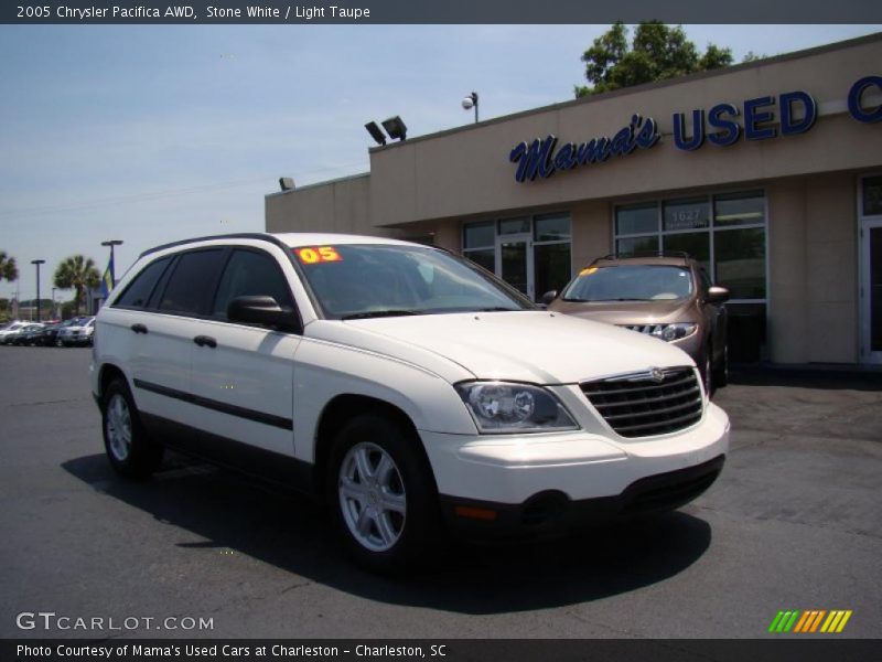Stone White / Light Taupe 2005 Chrysler Pacifica AWD