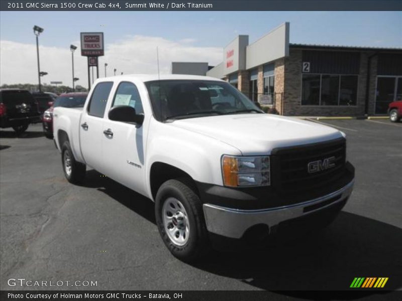 Summit White / Dark Titanium 2011 GMC Sierra 1500 Crew Cab 4x4