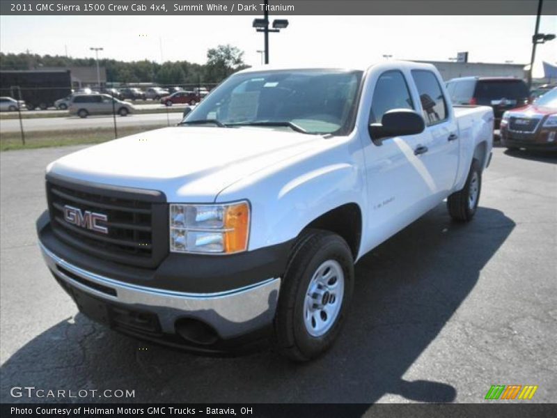 Summit White / Dark Titanium 2011 GMC Sierra 1500 Crew Cab 4x4