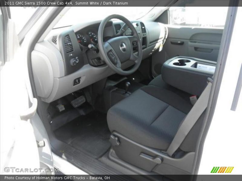 Summit White / Dark Titanium 2011 GMC Sierra 1500 Crew Cab 4x4