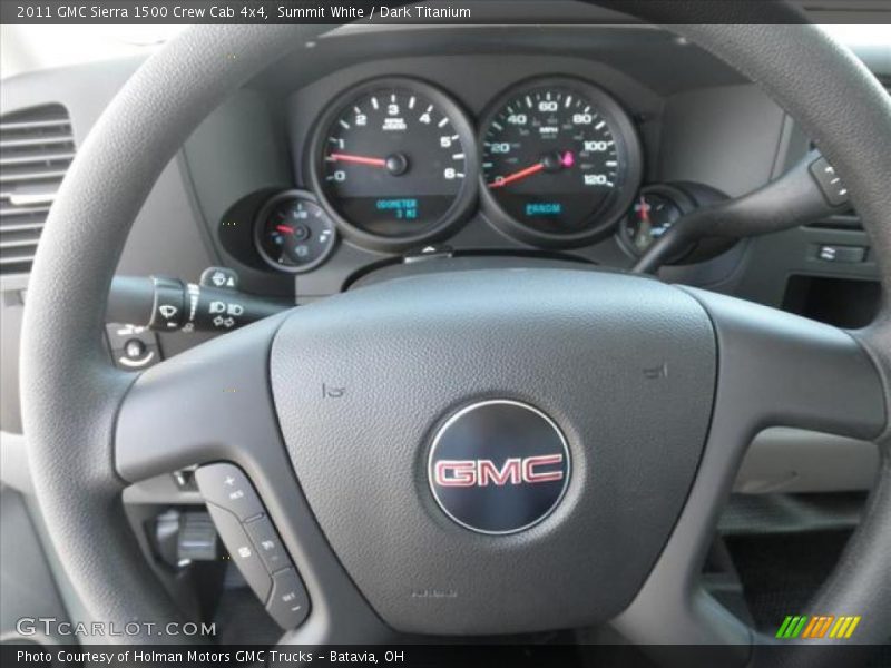 Summit White / Dark Titanium 2011 GMC Sierra 1500 Crew Cab 4x4