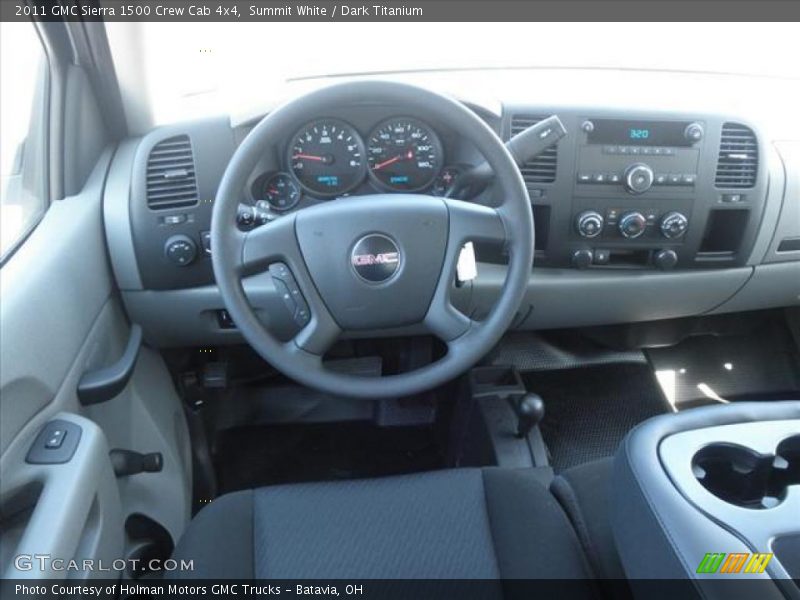 Summit White / Dark Titanium 2011 GMC Sierra 1500 Crew Cab 4x4