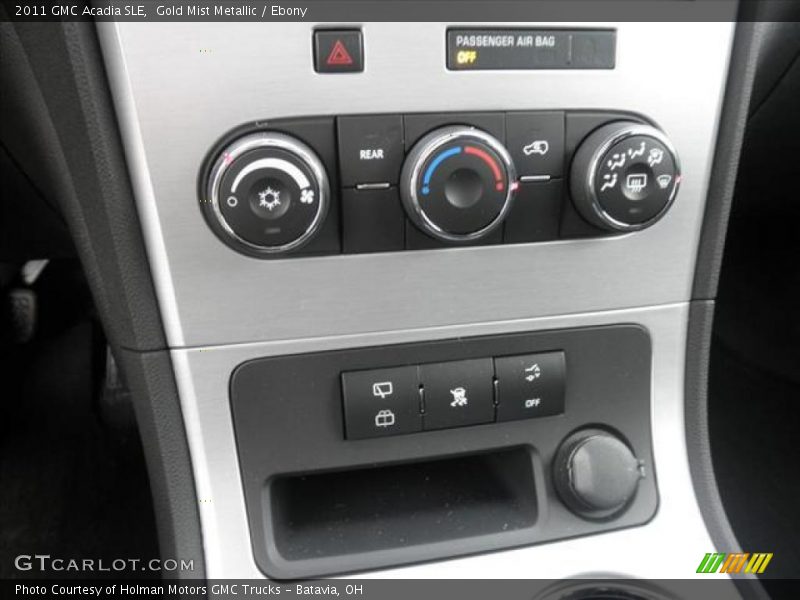Gold Mist Metallic / Ebony 2011 GMC Acadia SLE