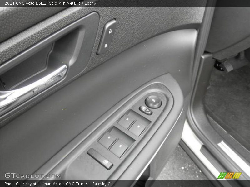 Gold Mist Metallic / Ebony 2011 GMC Acadia SLE