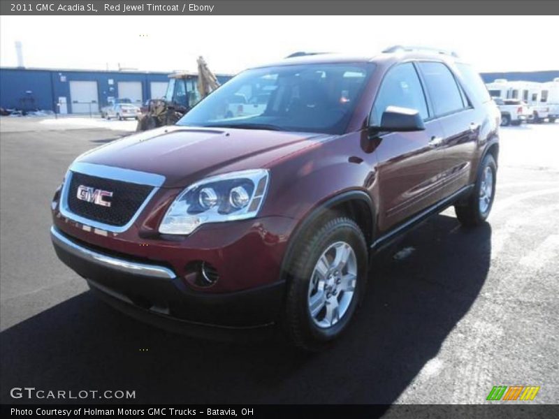 Red Jewel Tintcoat / Ebony 2011 GMC Acadia SL