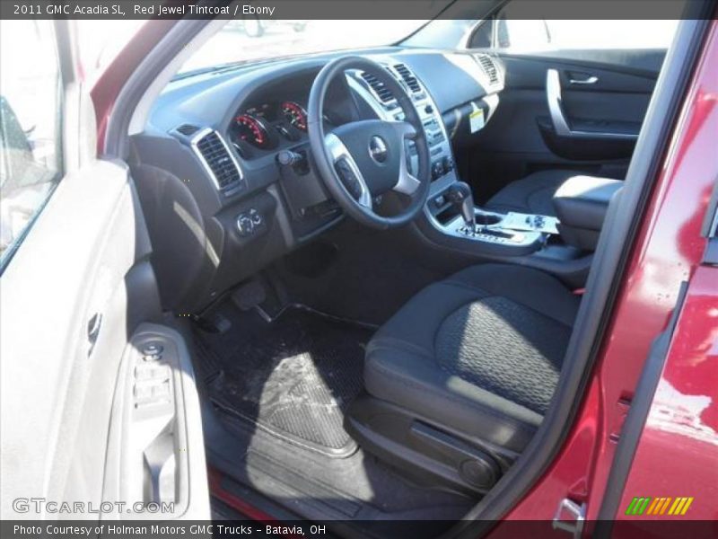 Red Jewel Tintcoat / Ebony 2011 GMC Acadia SL