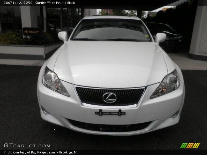 Starfire White Pearl / Black 2007 Lexus IS 250