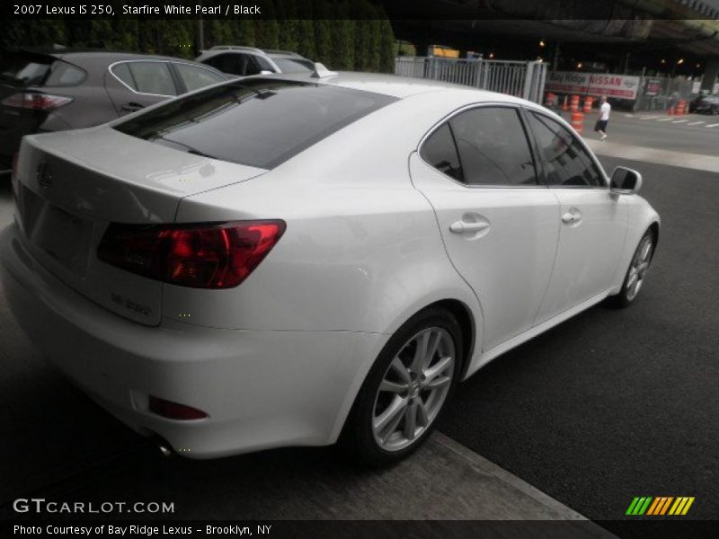 Starfire White Pearl / Black 2007 Lexus IS 250