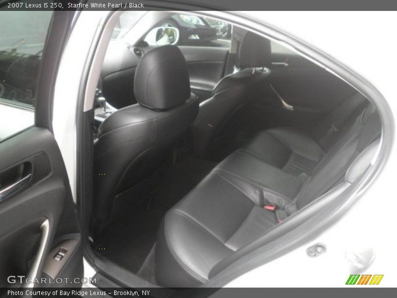 Starfire White Pearl / Black 2007 Lexus IS 250