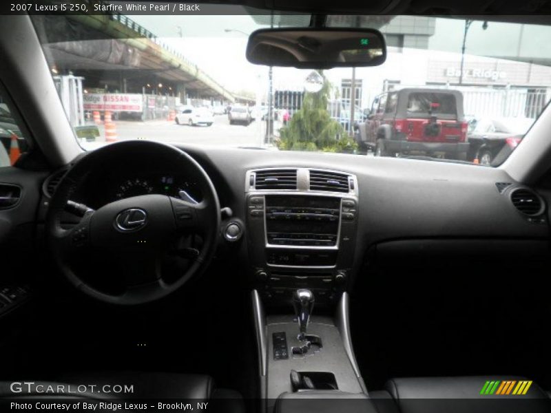 Starfire White Pearl / Black 2007 Lexus IS 250