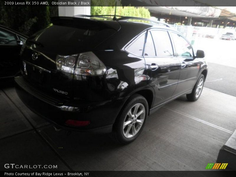 Obsidian Black / Black 2009 Lexus RX 350 AWD