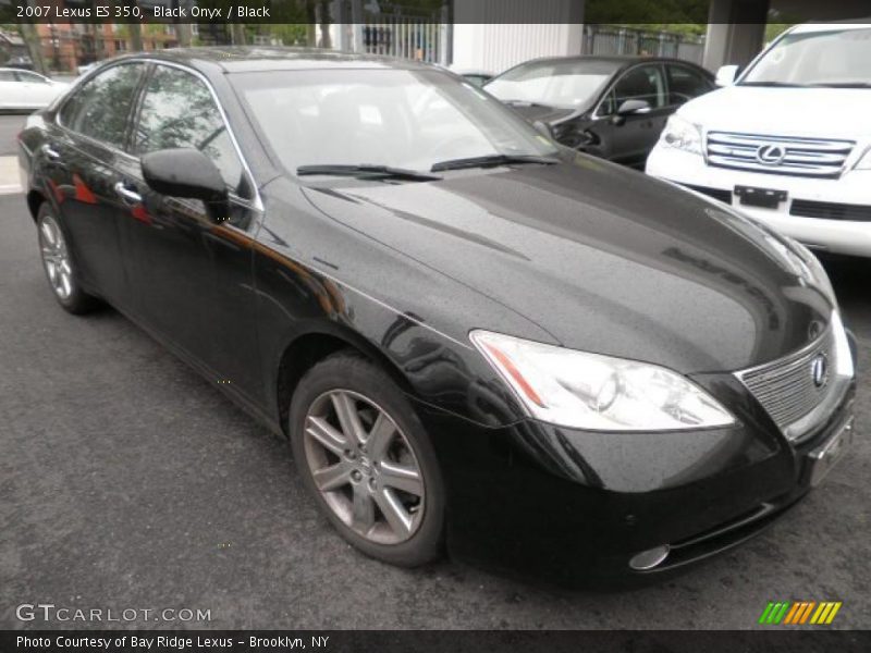 Black Onyx / Black 2007 Lexus ES 350