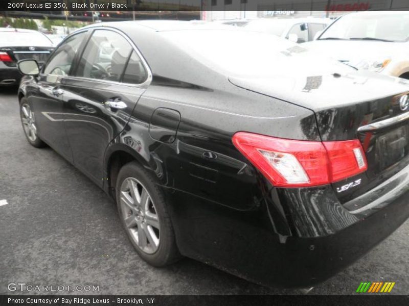 Black Onyx / Black 2007 Lexus ES 350