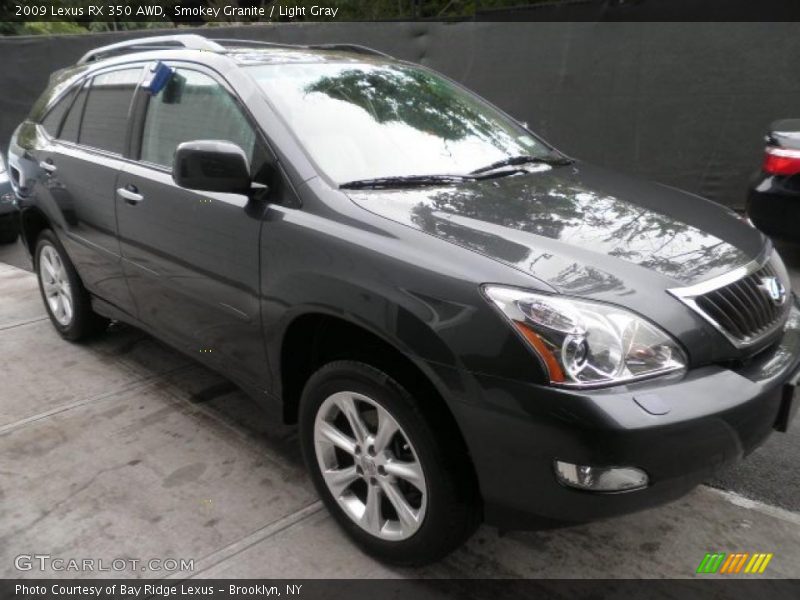 Smokey Granite / Light Gray 2009 Lexus RX 350 AWD