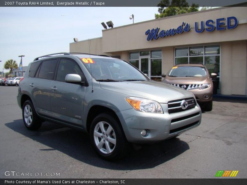 Everglade Metallic / Taupe 2007 Toyota RAV4 Limited