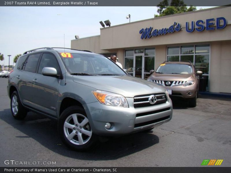 Everglade Metallic / Taupe 2007 Toyota RAV4 Limited
