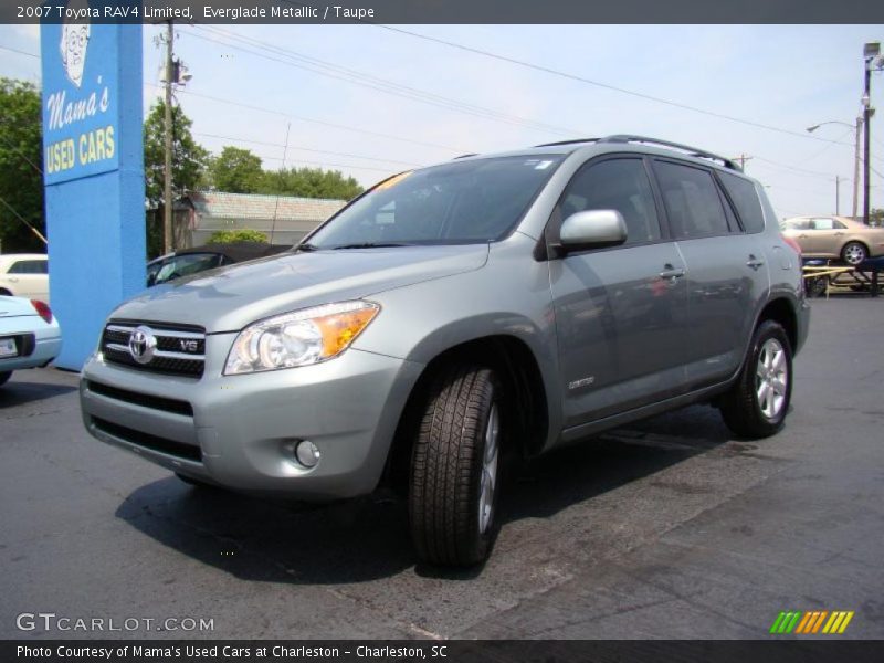 Everglade Metallic / Taupe 2007 Toyota RAV4 Limited