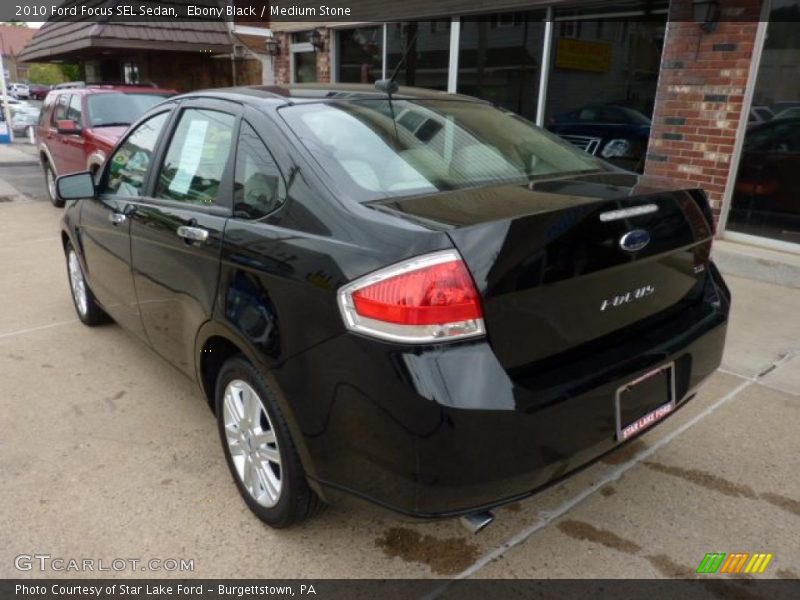 Ebony Black / Medium Stone 2010 Ford Focus SEL Sedan